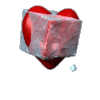 Gif animé coeur glacé